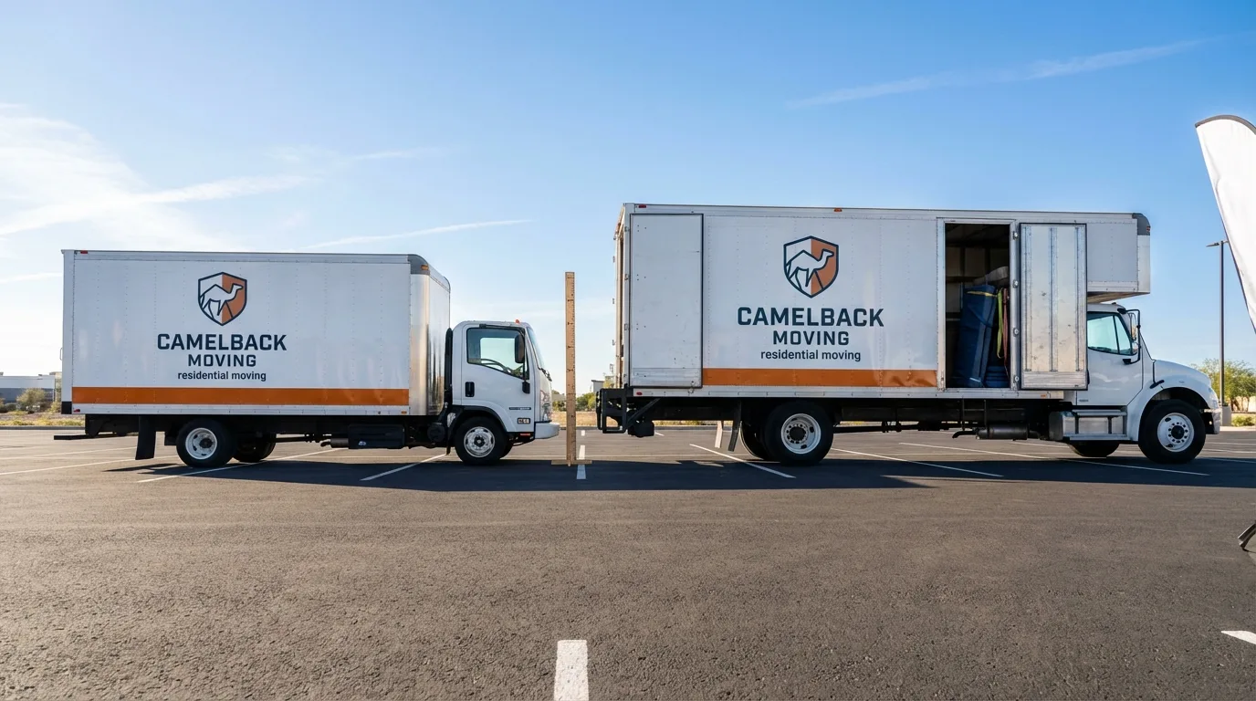 Moving truck size capacity guide in East Wenatchee